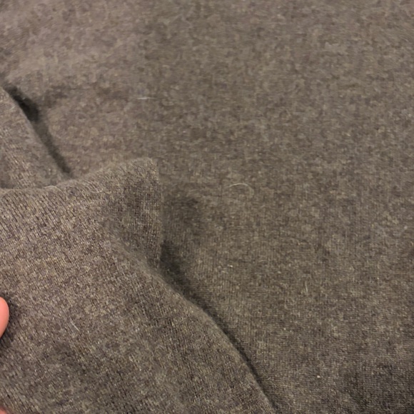 Theory Cashmere Chocolate Crewneck Sweater - Picture 3 of 5